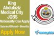 King Abdulaziz Medical City Careers