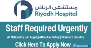 Riyadh Hospital Jobs