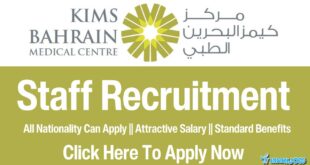 KIMS Bahrain Medical Centre Careers