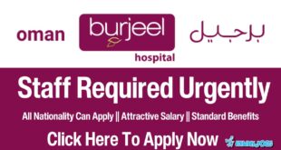 Oman Burjeel Hospital Careers