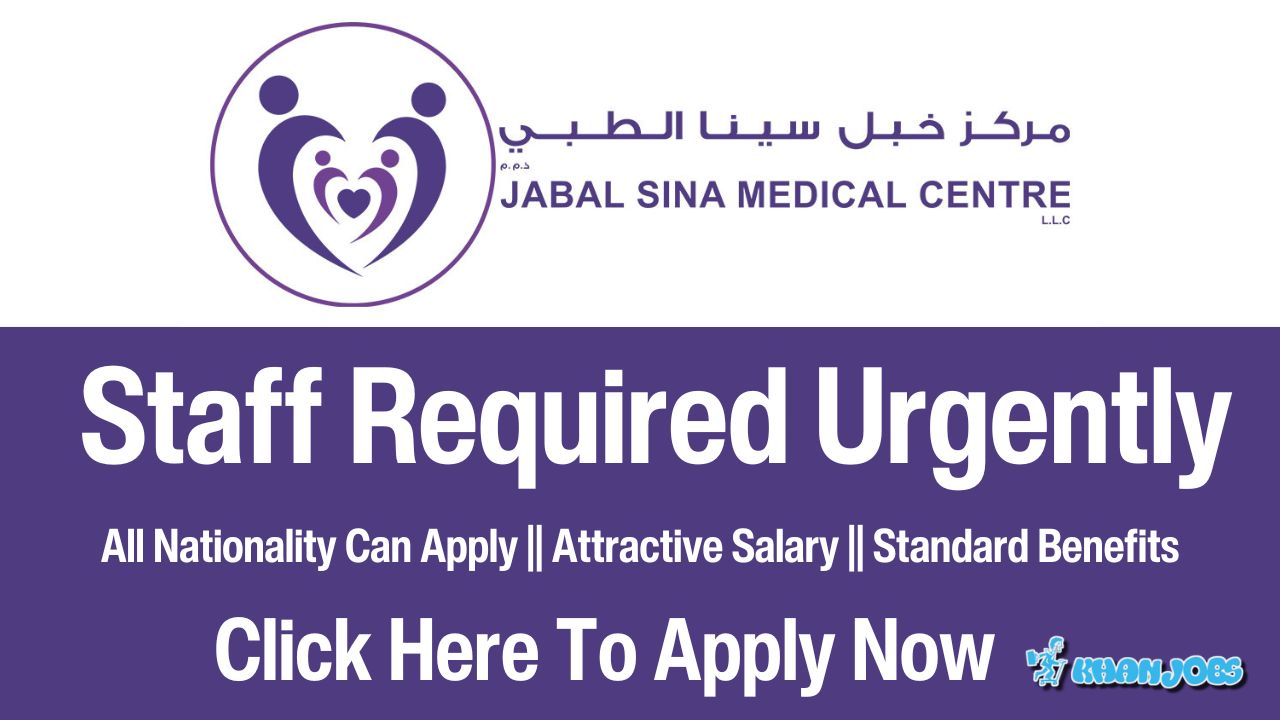 Jabal Sina Medical Centre Jobs