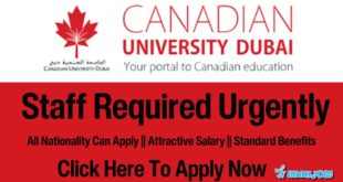 Canadian University Dubai Jobs