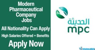 Modern Pharmaceutical Company Jobs