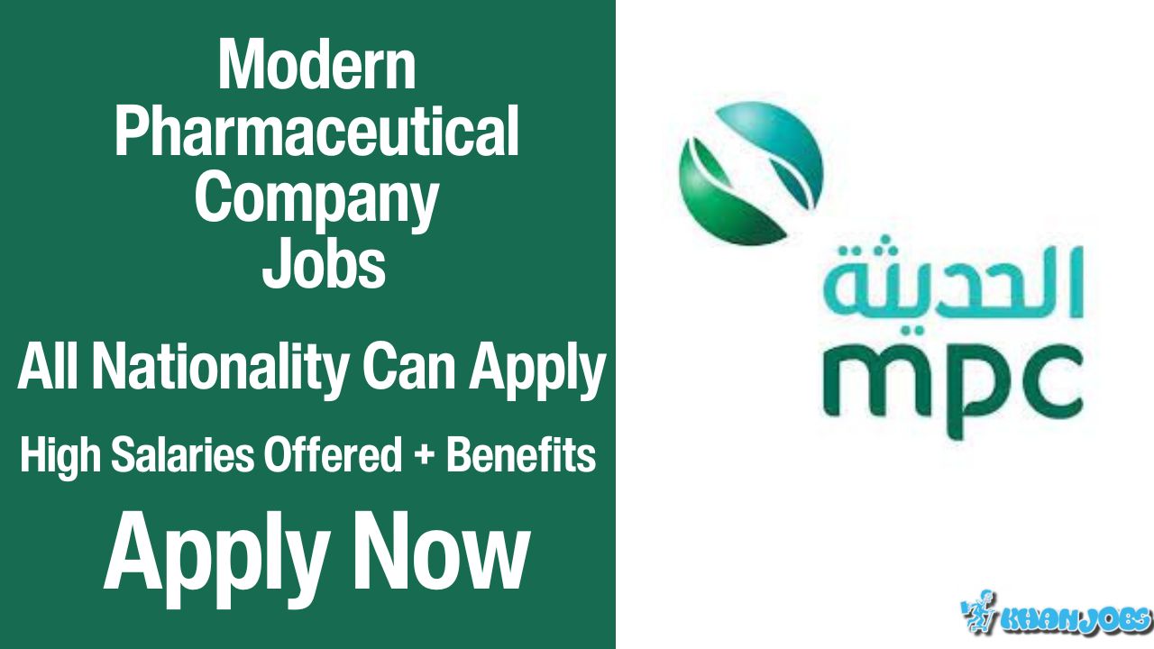 Modern Pharmaceutical Company Jobs