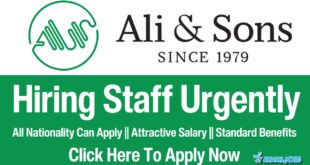 Ali And Sons Jobs