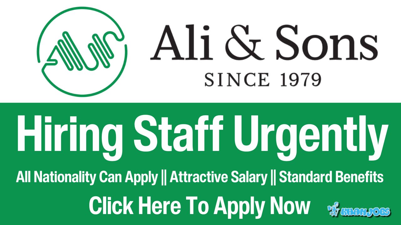 Ali And Sons Jobs