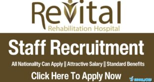 Revital Rehabilitation Hospital Jobs