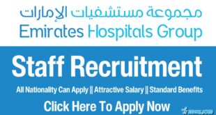 Emirates Hospitals Group Jobs