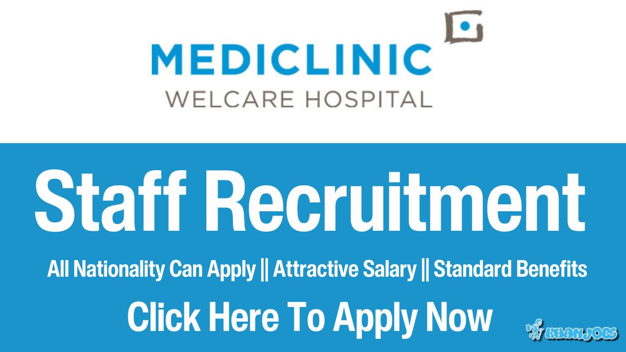 Mediclinic Welcare Hospital Jobs