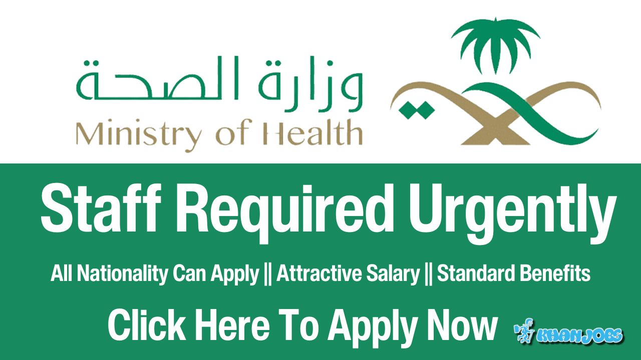 Ministry of Health Saudi Arabia Jobs