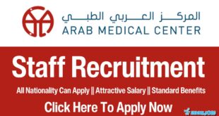 Arab Medical Center Careers