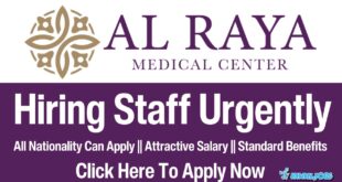 Al Raya Medical Center Careers