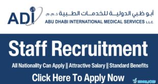 Abu Dhabi International Medical Services Careers