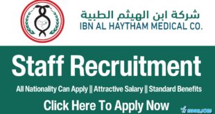 Ibn Al Haytham Hospital Careers