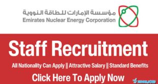 Emirates Nuclear Energy Corporation Jobs