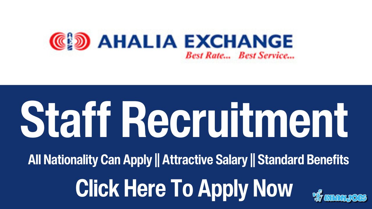 Al Ahalia Exchange Jobs